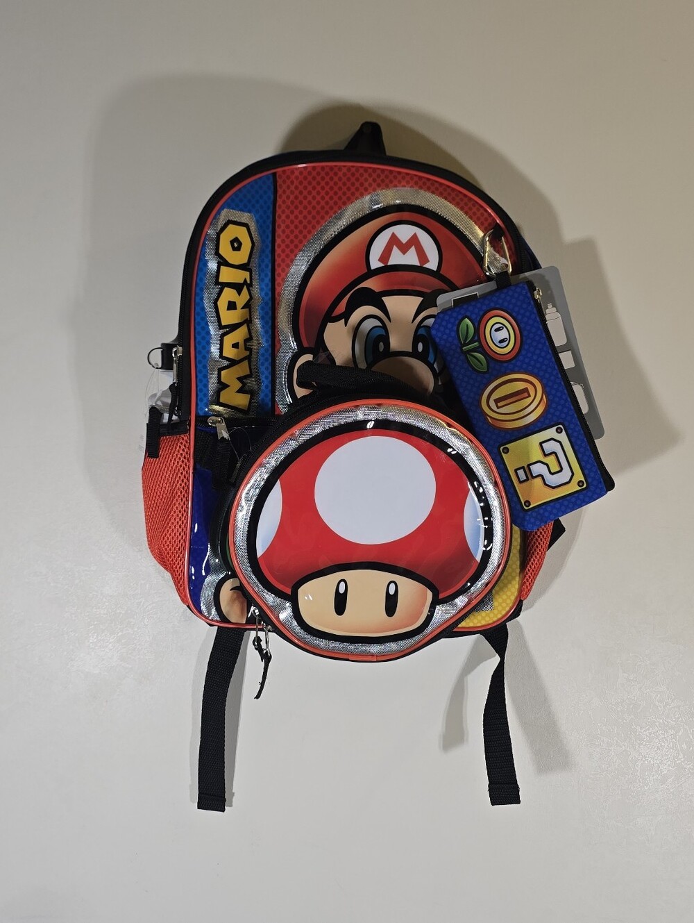 Super Mario 5 Piece Backpack Set